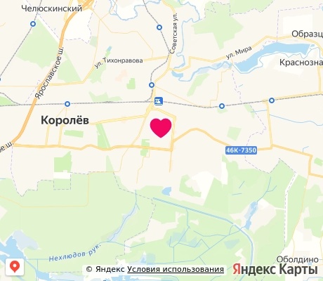 На карте