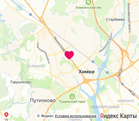 На карте