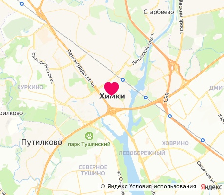 На карте