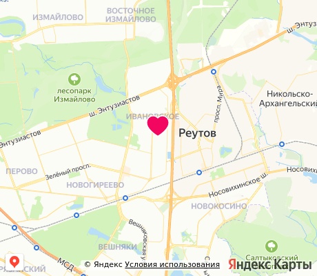 На карте