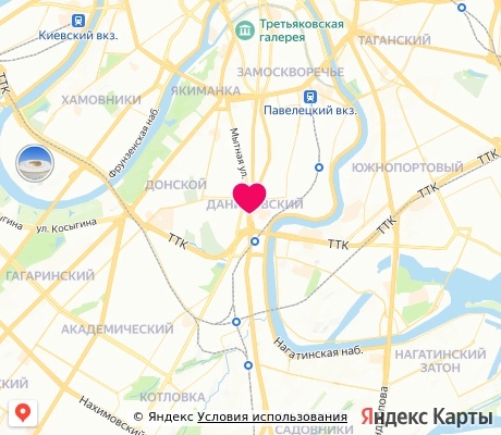 На карте