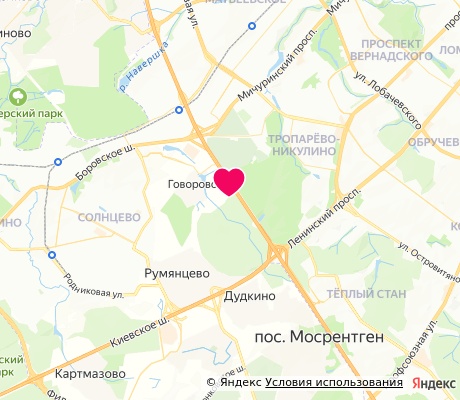 На карте