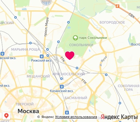 На карте