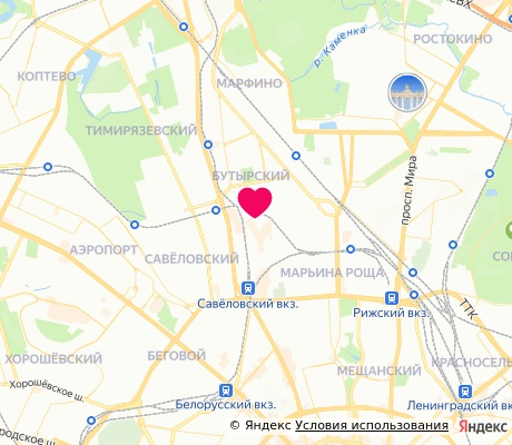 На карте
