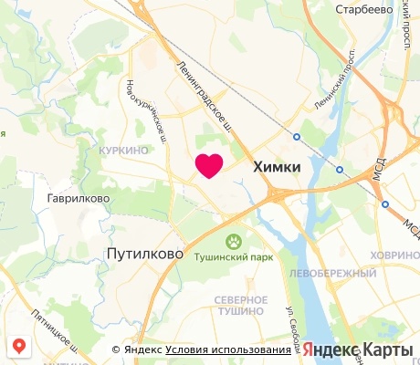 На карте