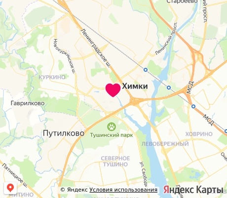 На карте