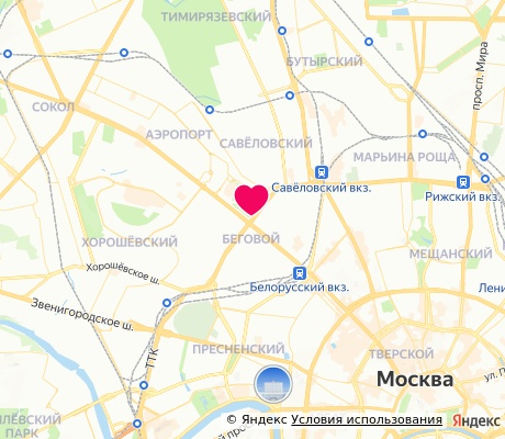 На карте