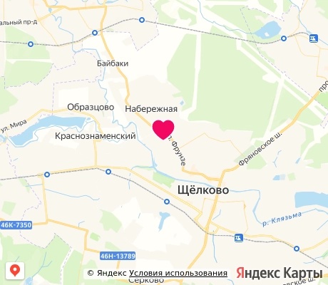 На карте