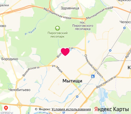 На карте