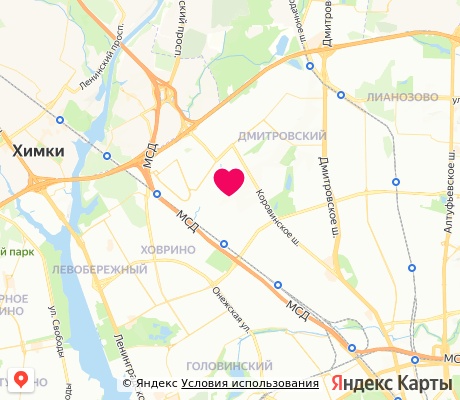 На карте