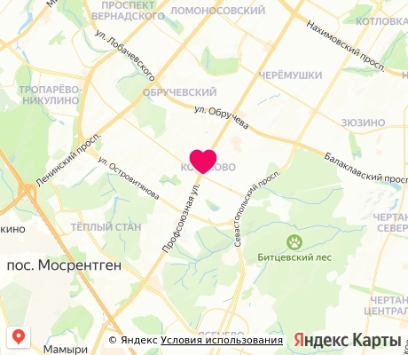 На карте