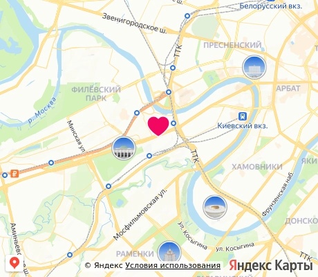 На карте
