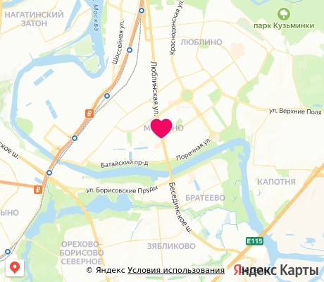 На карте
