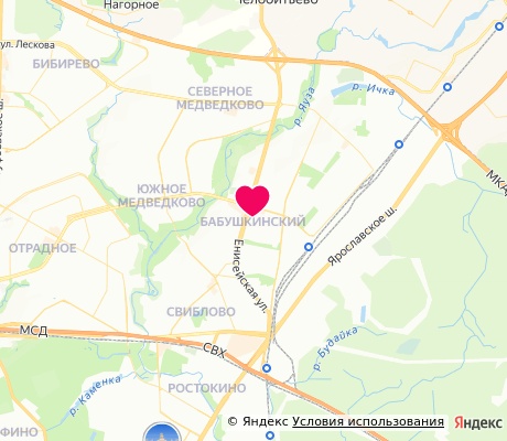 На карте