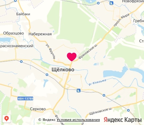 На карте