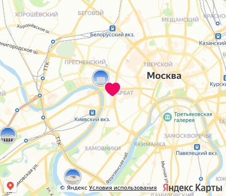 На карте