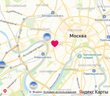 На карте