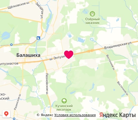 На карте