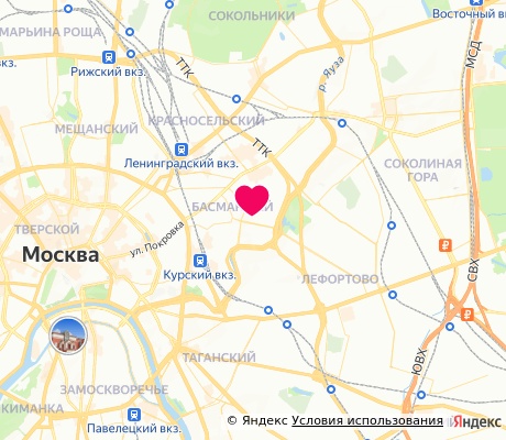 На карте