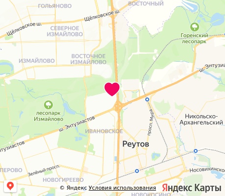 На карте