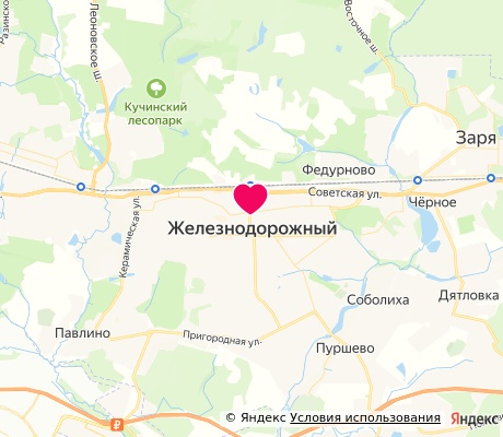 На карте