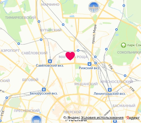 На карте