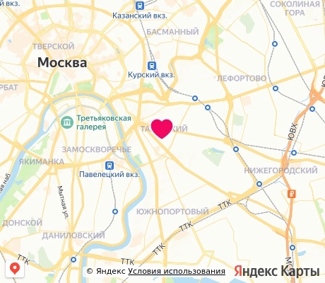 На карте