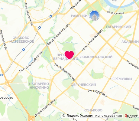 На карте