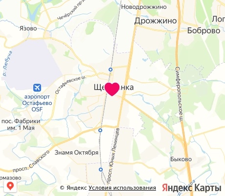 На карте