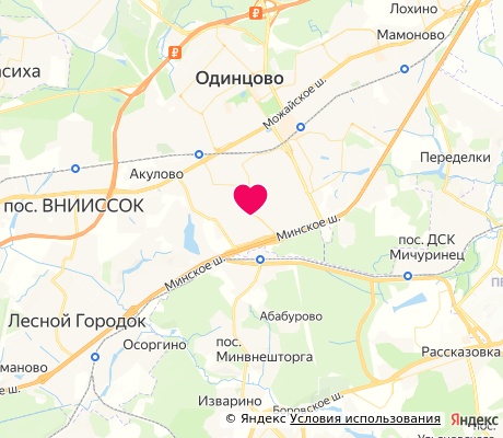 На карте