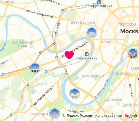 На карте