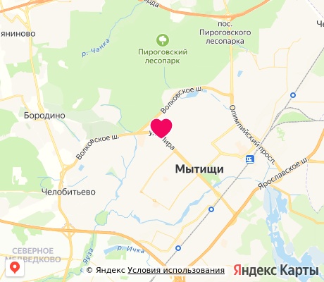 На карте