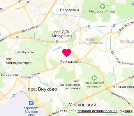 На карте