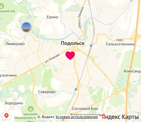 На карте