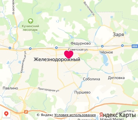 На карте