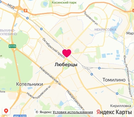 На карте