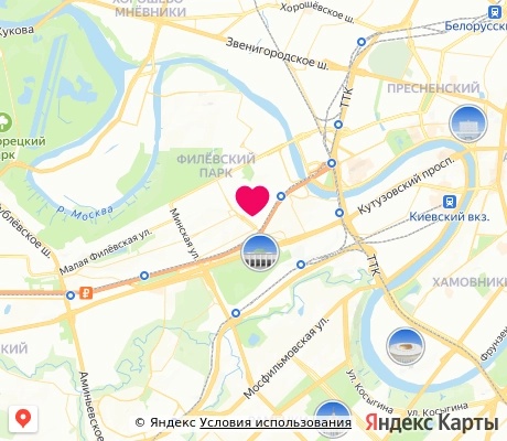 На карте