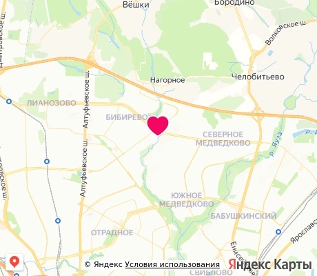На карте