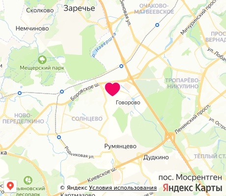 На карте