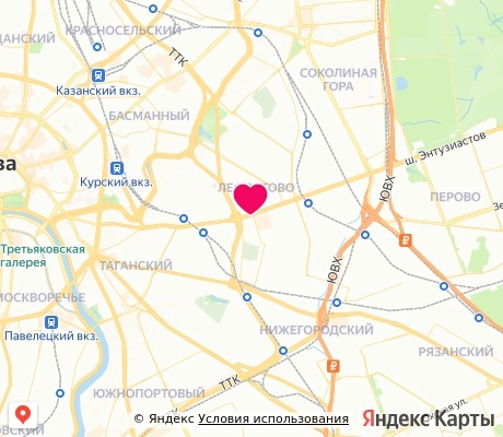 На карте