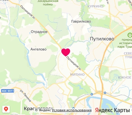 На карте