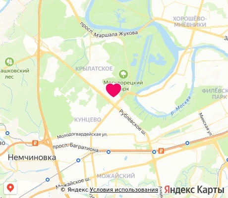 На карте
