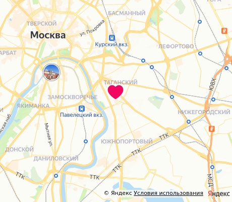 На карте