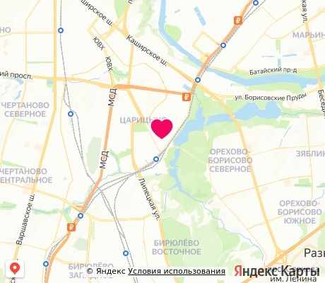 На карте
