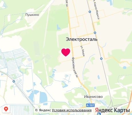 На карте