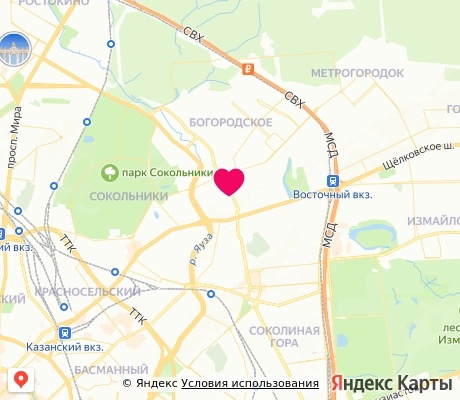 На карте