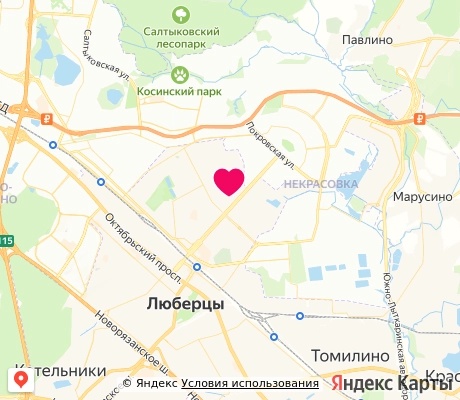 На карте