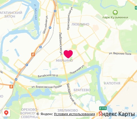 На карте
