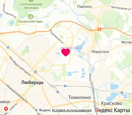 На карте