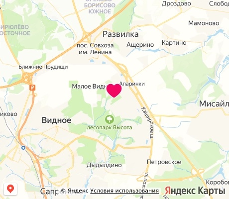 На карте
